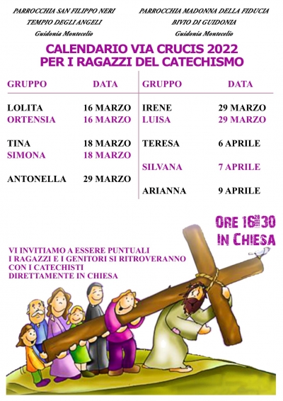 VIA CRUCIS PER I RAGAZZI DEL CATECHISMO