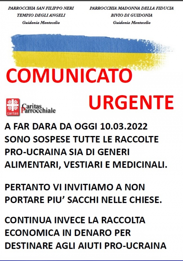 RACCOLTE PRO-UCRAINA