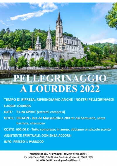 PELLEGRINAGGIO A LOURDES 2022