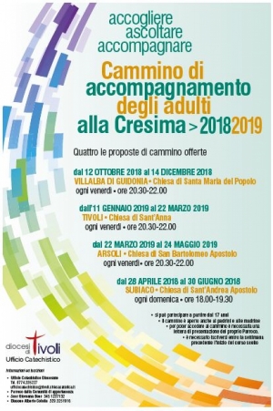 CRESIMA DEGLI ADULTI
