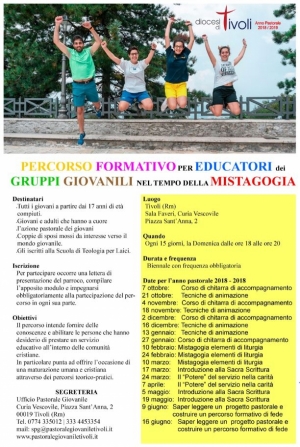 PERCORSO FORMATIVO PER EDUCATORI